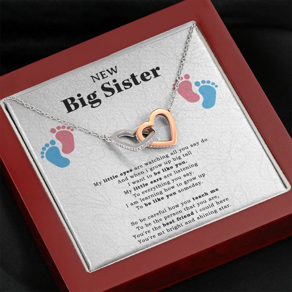 New Big Sister Gift Necklace, Gifts from Baby to Big Sister, Future Big Sister Gift