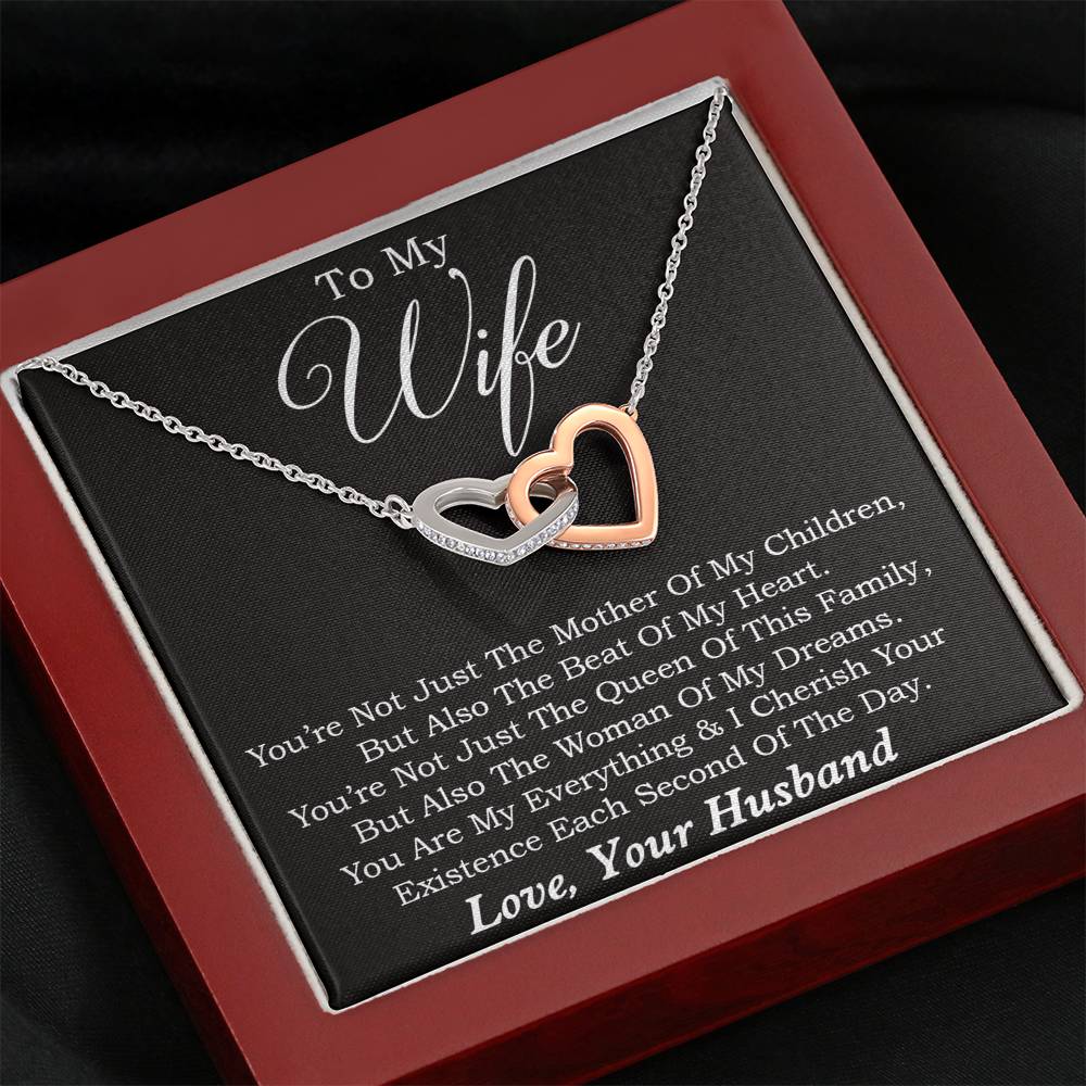 Wife Gift for Mothers Day Necklace, To Wife Mother Day Gift For Wife