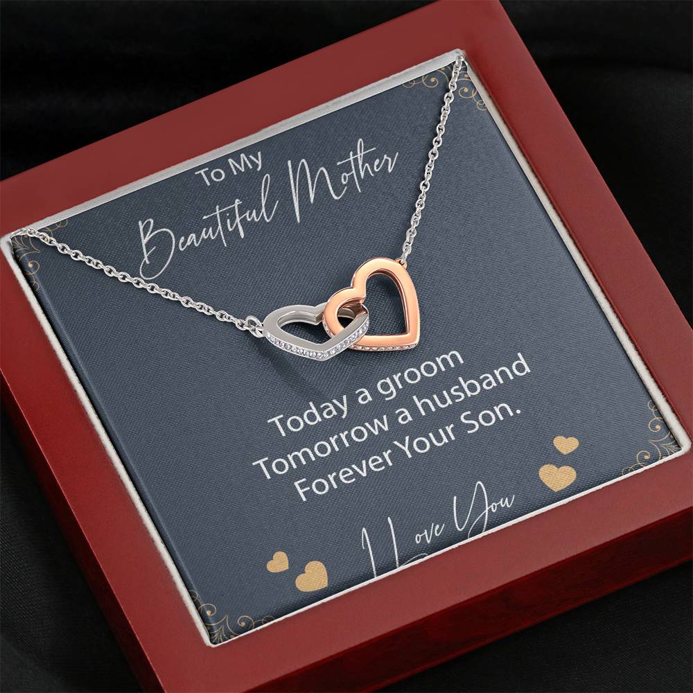 To My Beautiful Mother Necklace Best Gift Necklace From Son, Daughter