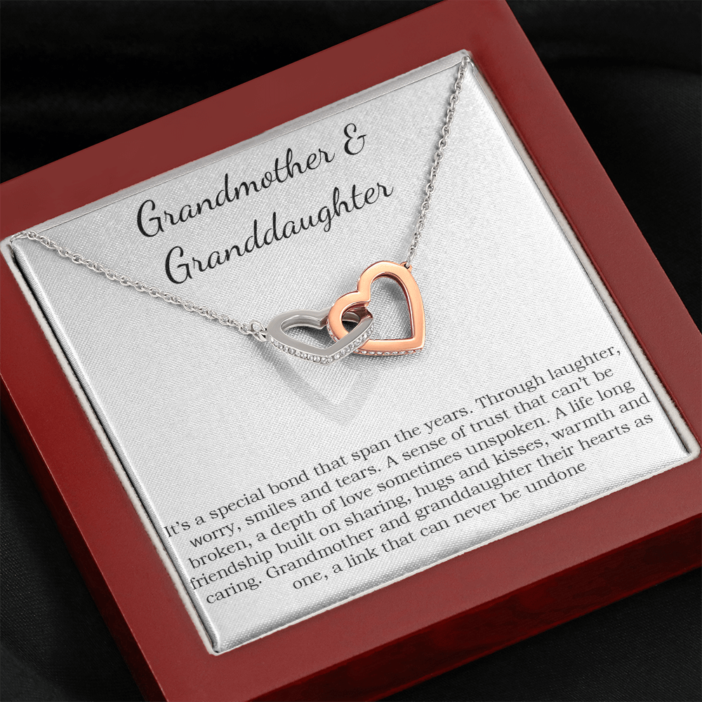 Grandmother & Granddaughter Necklace, Grandma Gift, Grandma Birthday Gift