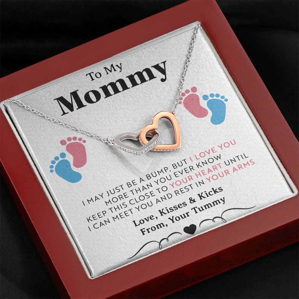 To My Mommy Gift Necklace, Trendy, Gift for New Mom in Hospital, Pregnancy Gift