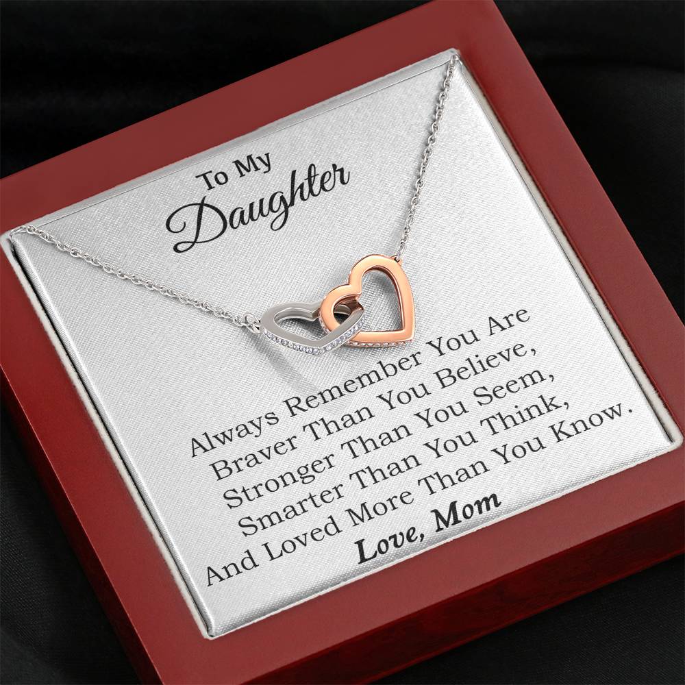 To My Daughter Always Remember Necklace-Birthday Gift For Daughter-From Mom