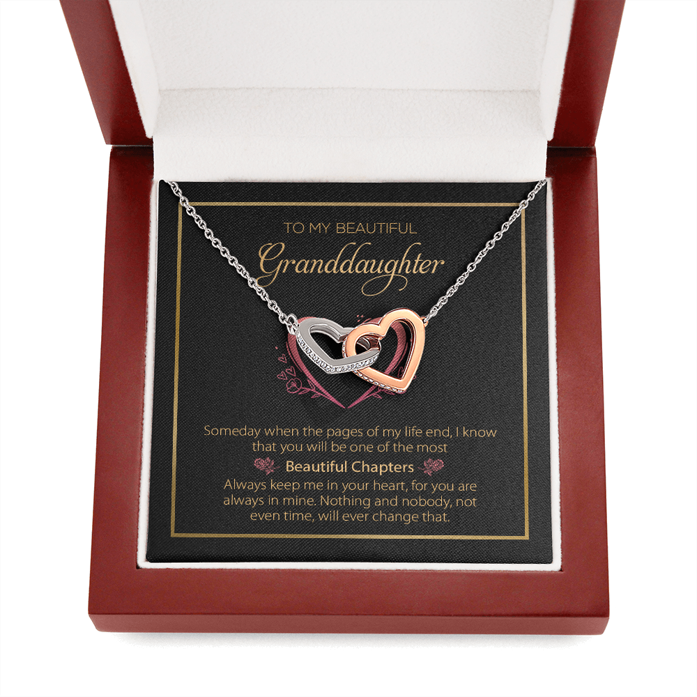 To My Granddaughter Necklace, Granddaughter Necklace, Granddaughter Gifts