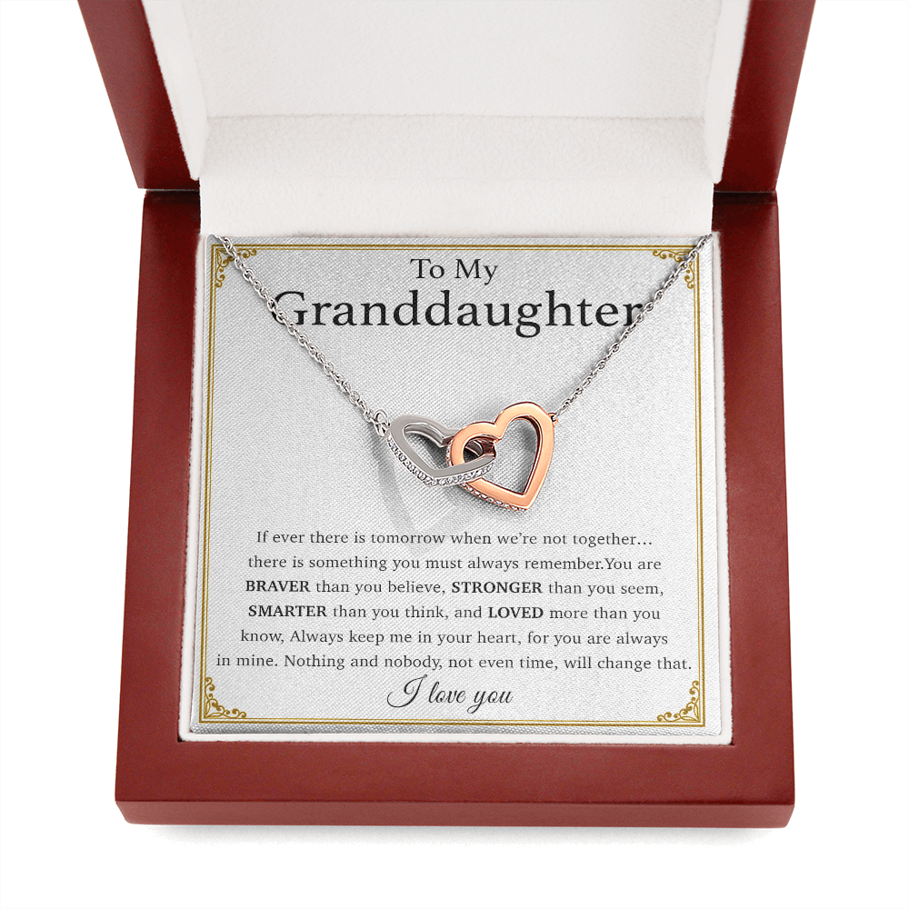 To My Granddaughter Necklace, Birthday Gift For Granddaughter, Birthday Gifts