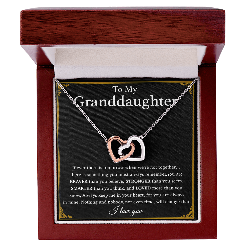 To My Granddaughter Necklace, Birthday Gift For Granddaughter, Birthday Gifts