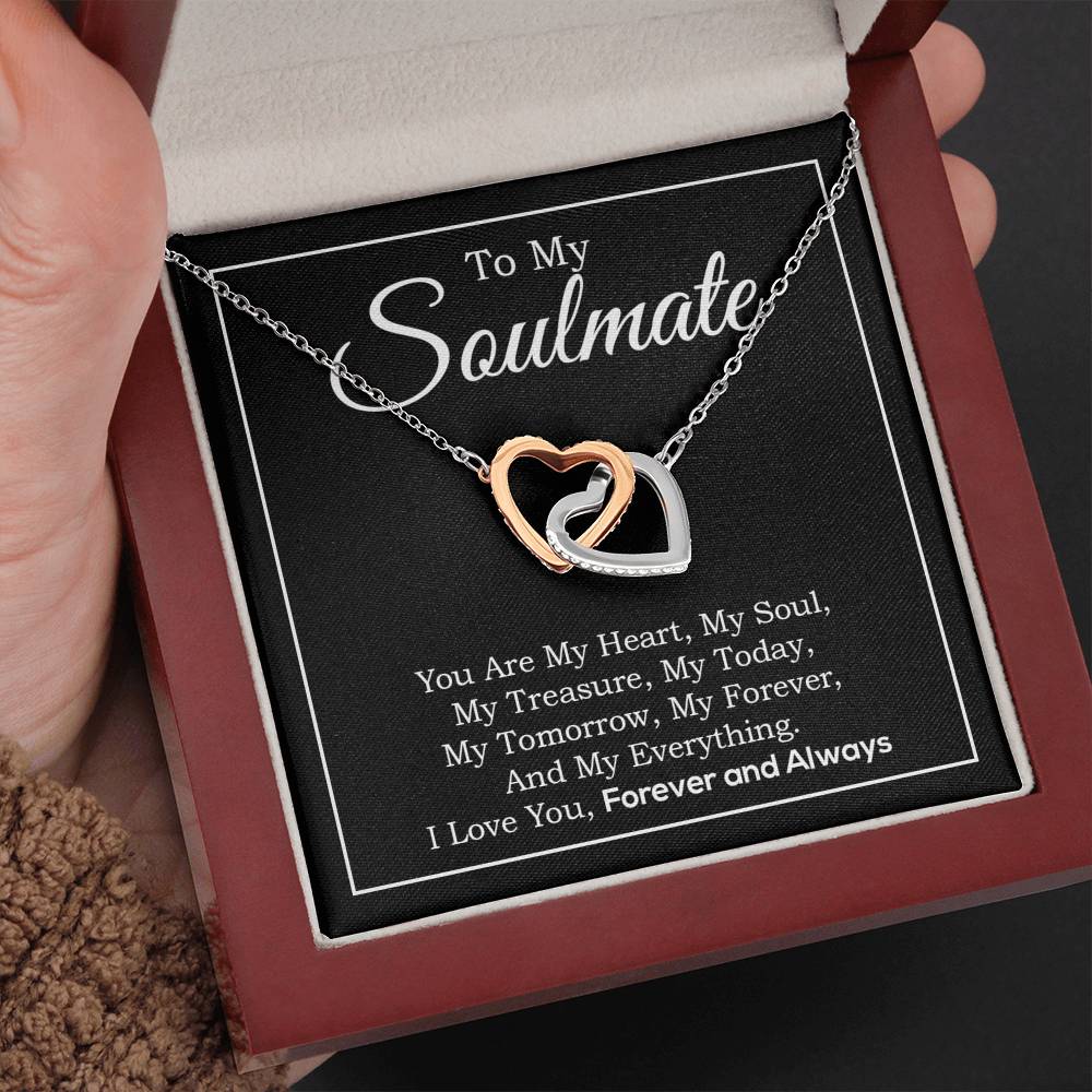 To My Soulmate Necklace Gift For Her, Soulmate Gift, Soulmate Jewelry