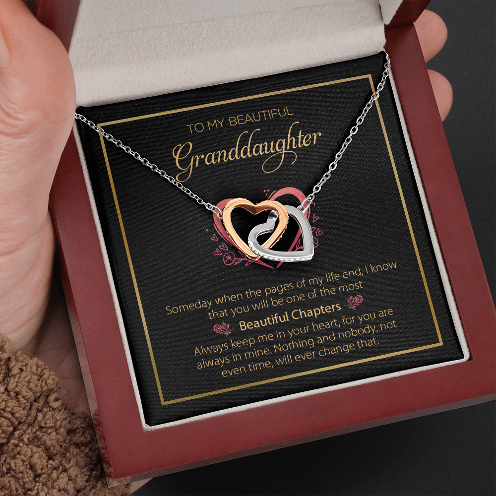 To My Granddaughter Necklace, Granddaughter Necklace, Granddaughter Gifts