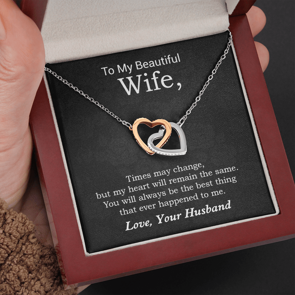 To my Beautiful Wife Necklace, Wife Necklace Gift from Husband, Birthday Gifts