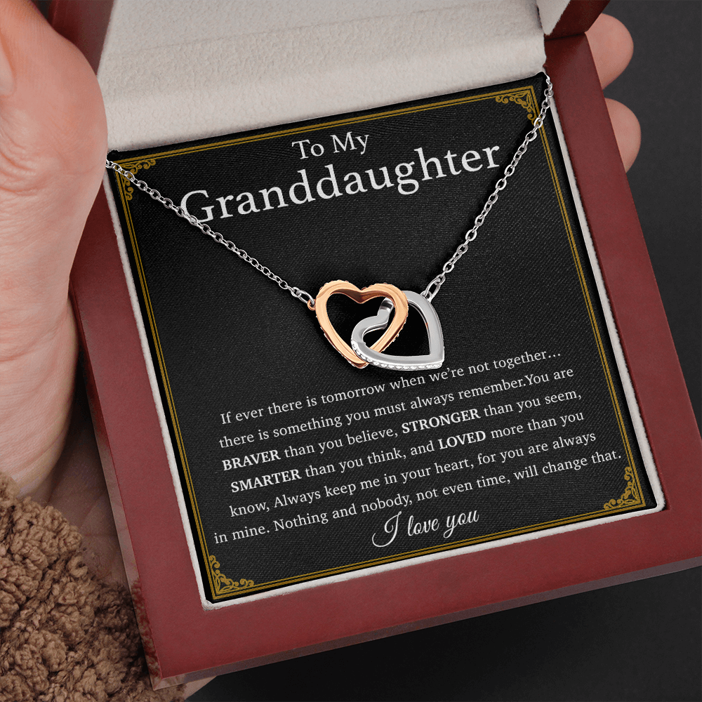 To My Granddaughter Necklace, Birthday Gift For Granddaughter, Birthday Gifts