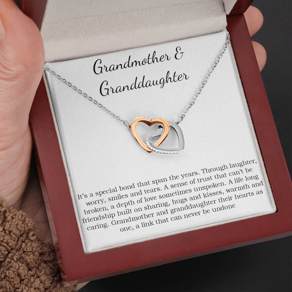 Grandmother & Granddaughter Necklace, Grandma Gift, Grandma Birthday Gift