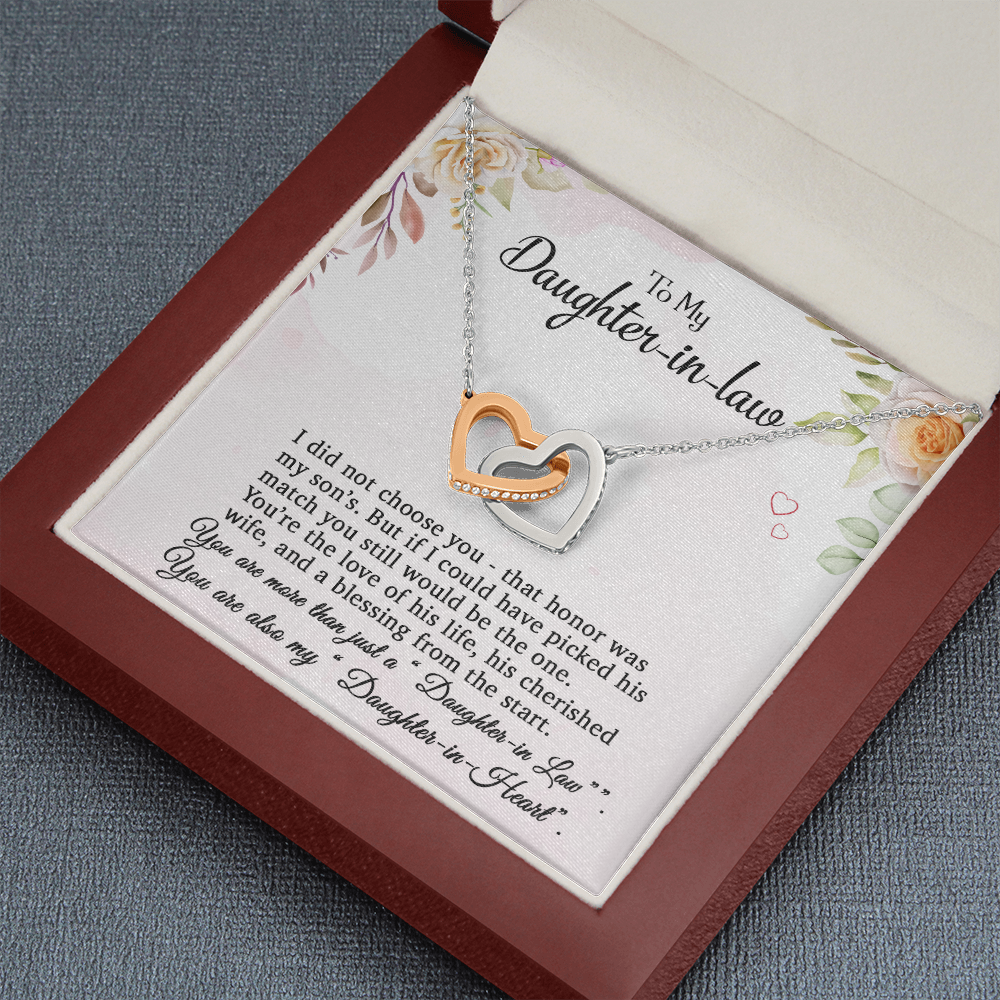 To My Daughter-In-Law Necklace, Gift For Daughter In Law, Daughter In Law Gift