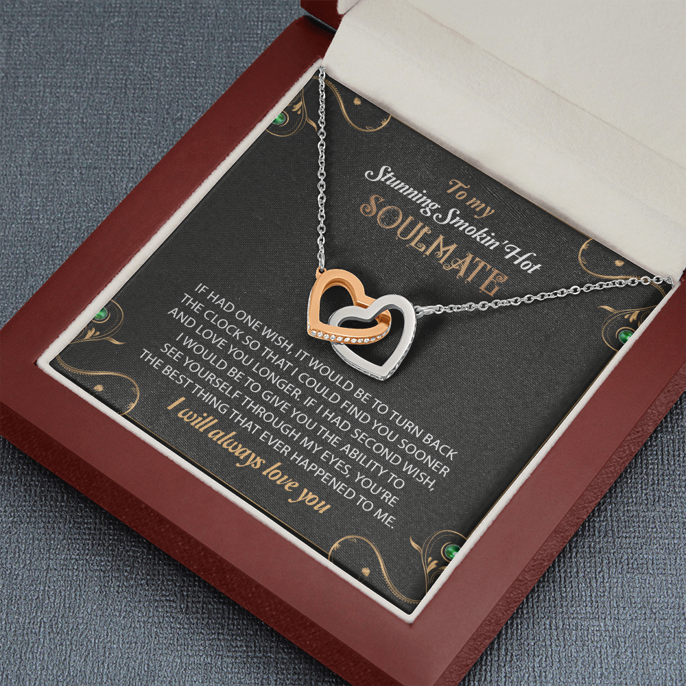 To My Stunning Smoking Hot Soulmate Necklace, Gift For Wife, Birthday Gift