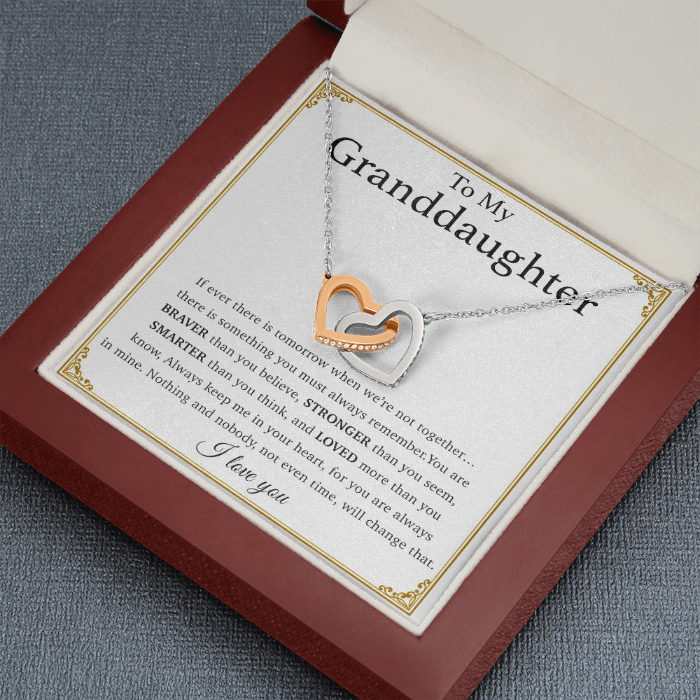To My Granddaughter Necklace, Birthday Gift For Granddaughter, Birthday Gifts