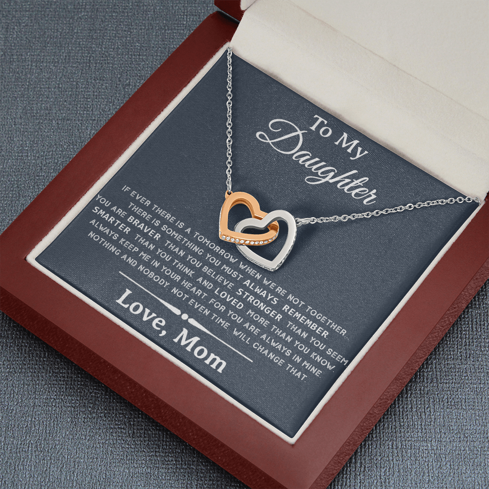 To My Daughter Necklace, Daughters Birthday, Gift For Daughter From Mom