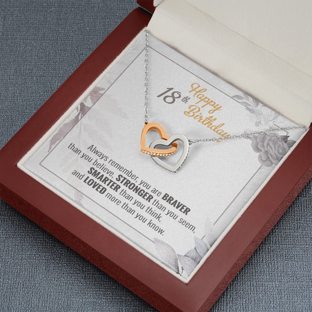 Happy 18th Birthday Gift Girl Necklace,18th birthday Necklace,18 year old Gift