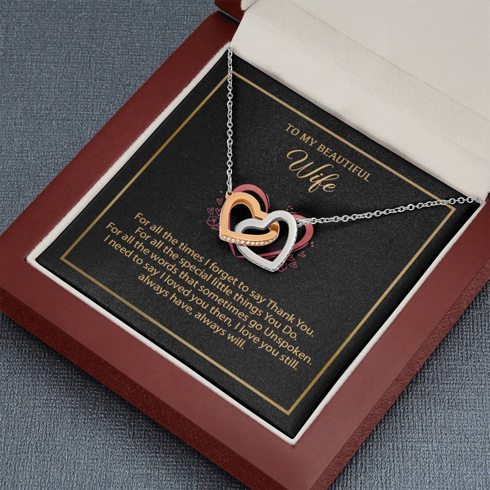 To My Wife Necklace