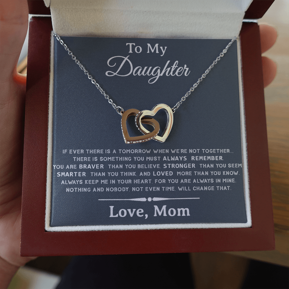 To My Daughter Necklace, Daughters Birthday, Gift For Daughter From Mom