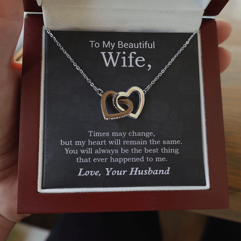 To my Beautiful Wife Necklace, Wife Necklace Gift from Husband, Birthday Gifts