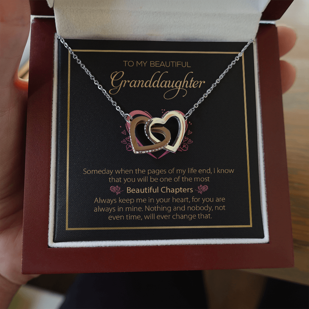 To My Granddaughter Necklace, Granddaughter Necklace, Granddaughter Gifts