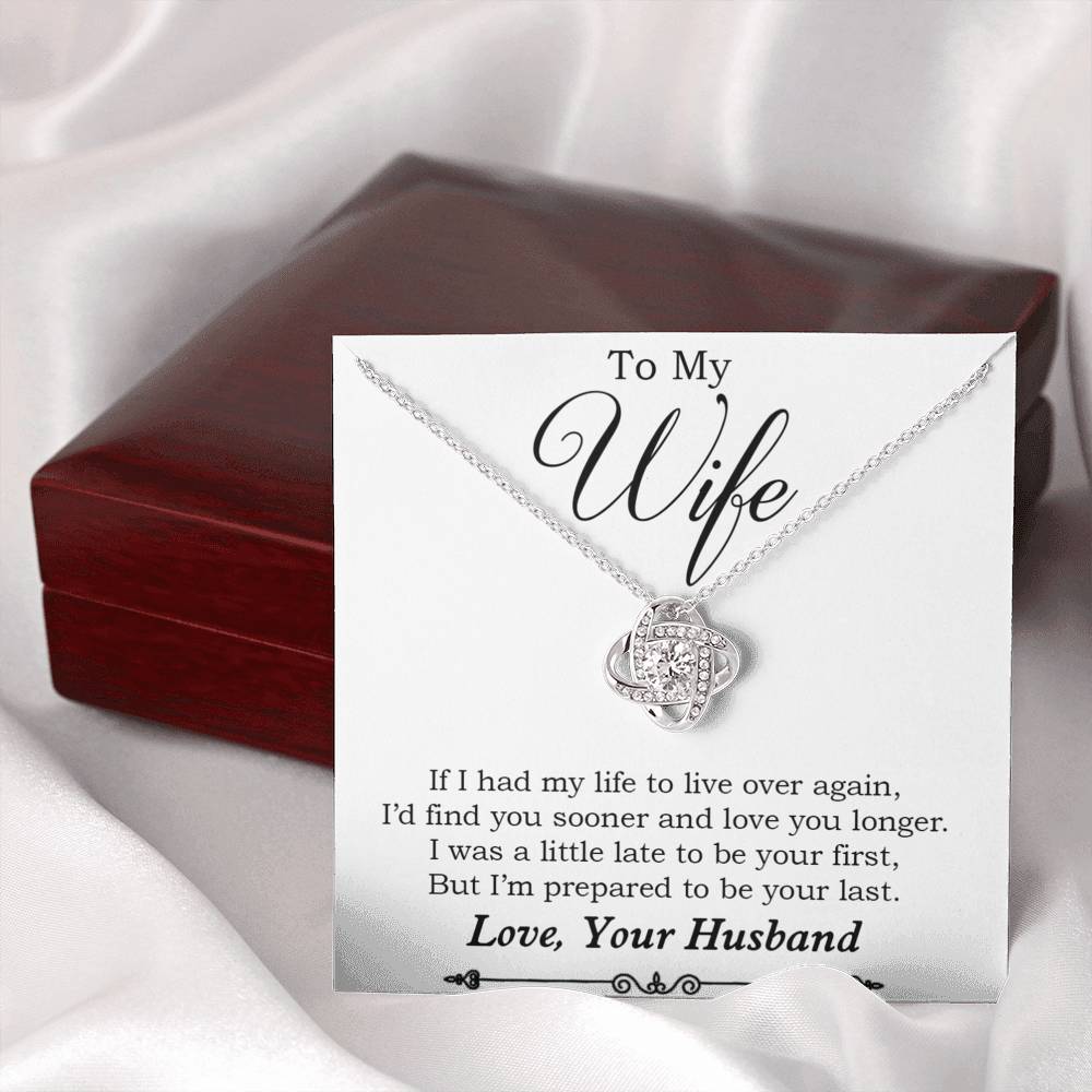 To My Wife Necklace, Engagement Gift for Future Wife, Birthday Gift