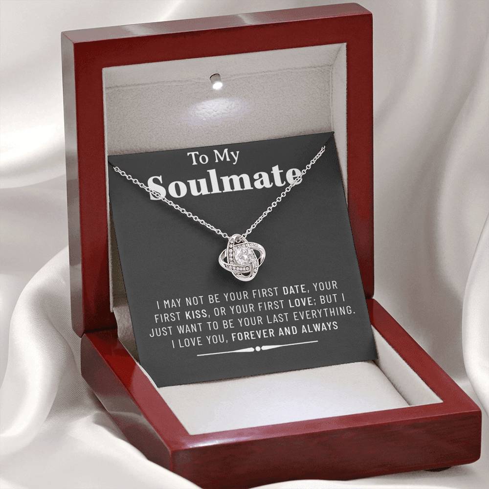 to My Soulmate Necklace, Engagement Gift for Her, Future Wife Birthday Gift