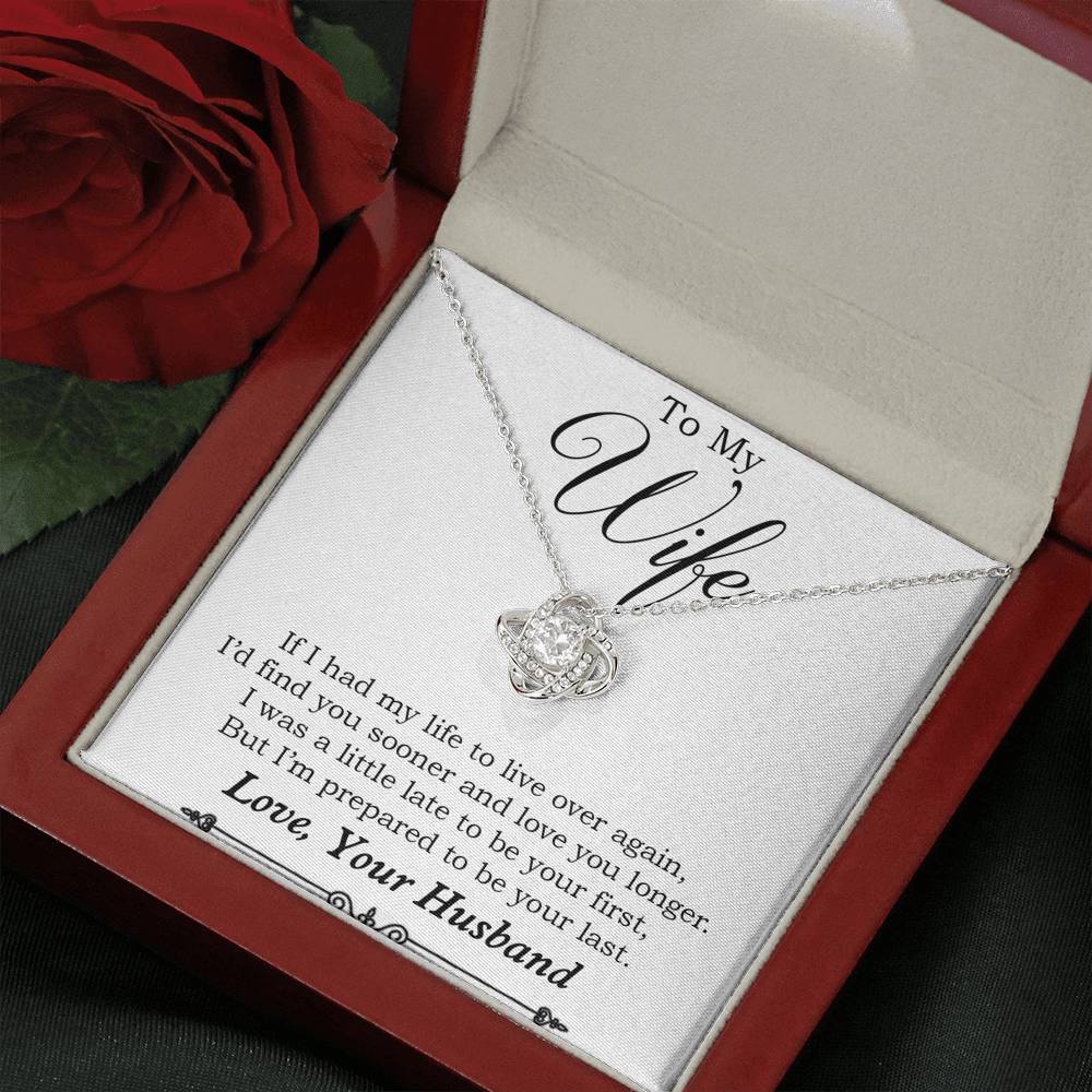 To My Wife Necklace, Engagement Gift for Future Wife, Birthday Gift