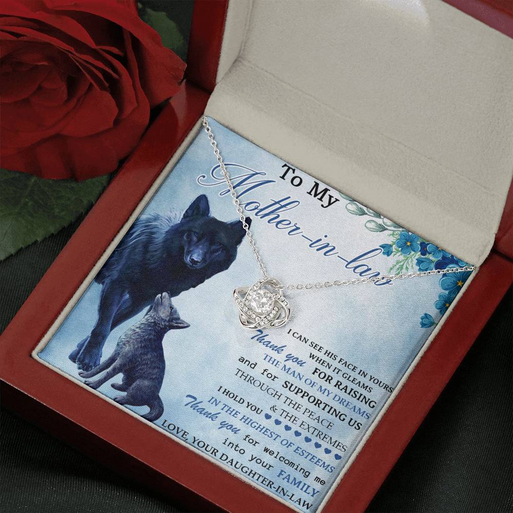Mother In Law Gift, To My Mother In Law Necklace, Mother Of The Groom Gift From Bride