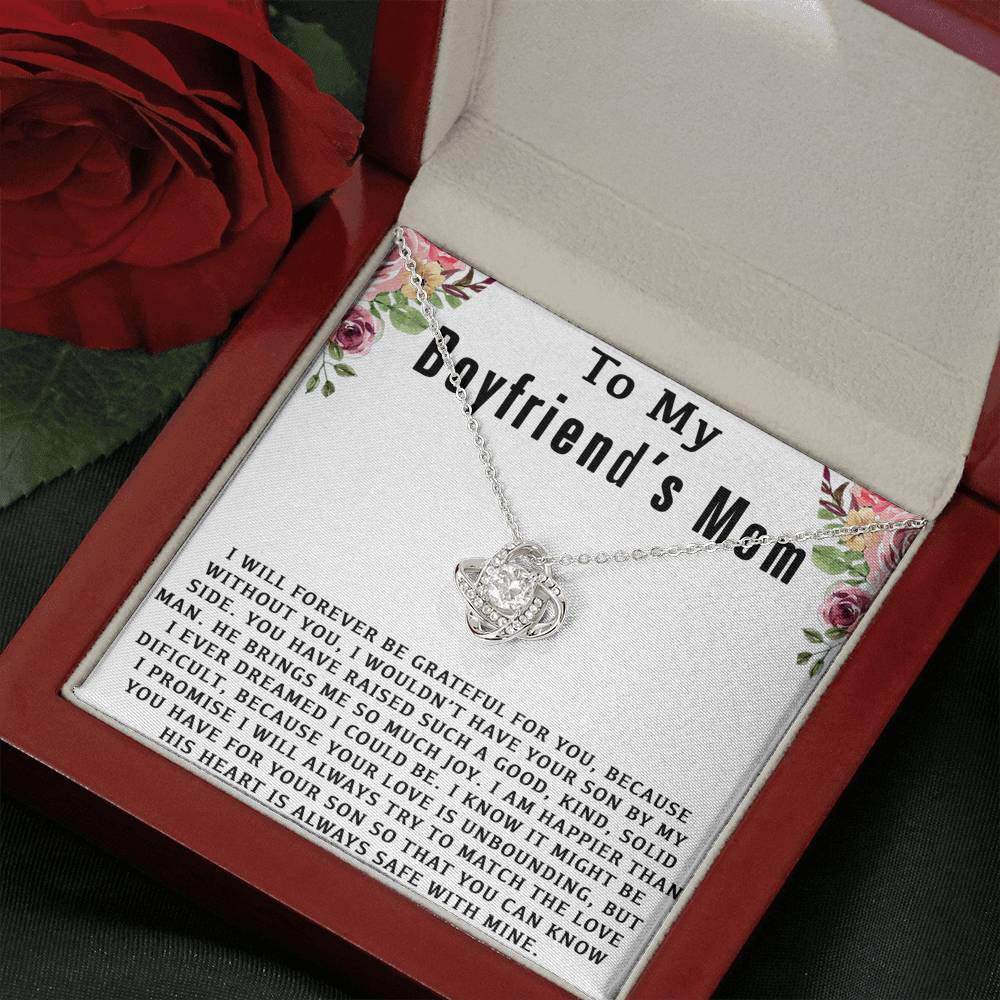To My Boyfriend's Mom Necklace, For My Boyfriend's Mom, Birthday Gift