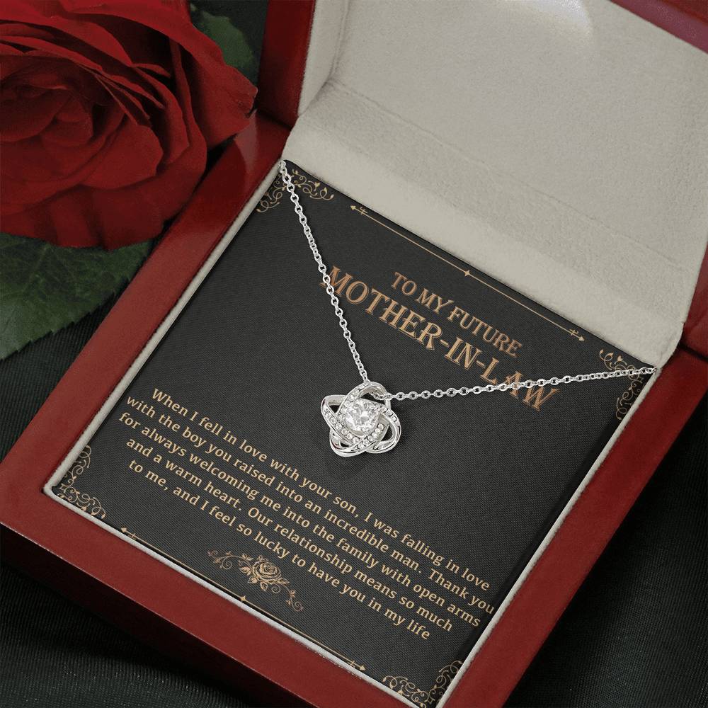 To My Mother-In-Law Necklace, Gift for Mother-in-law, Mother-in-law Necklace