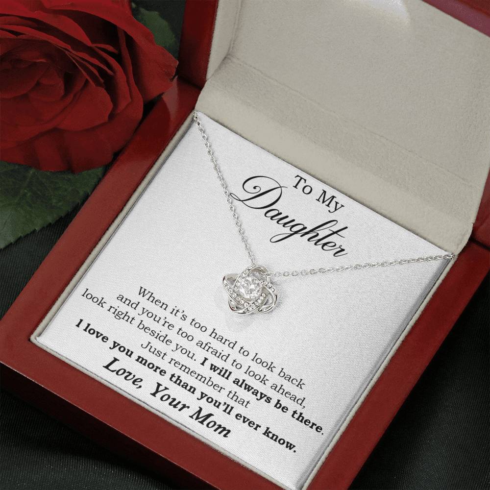 To My Daughter from Mom, Daughter Mother Necklace, Daughter Gift from Mom