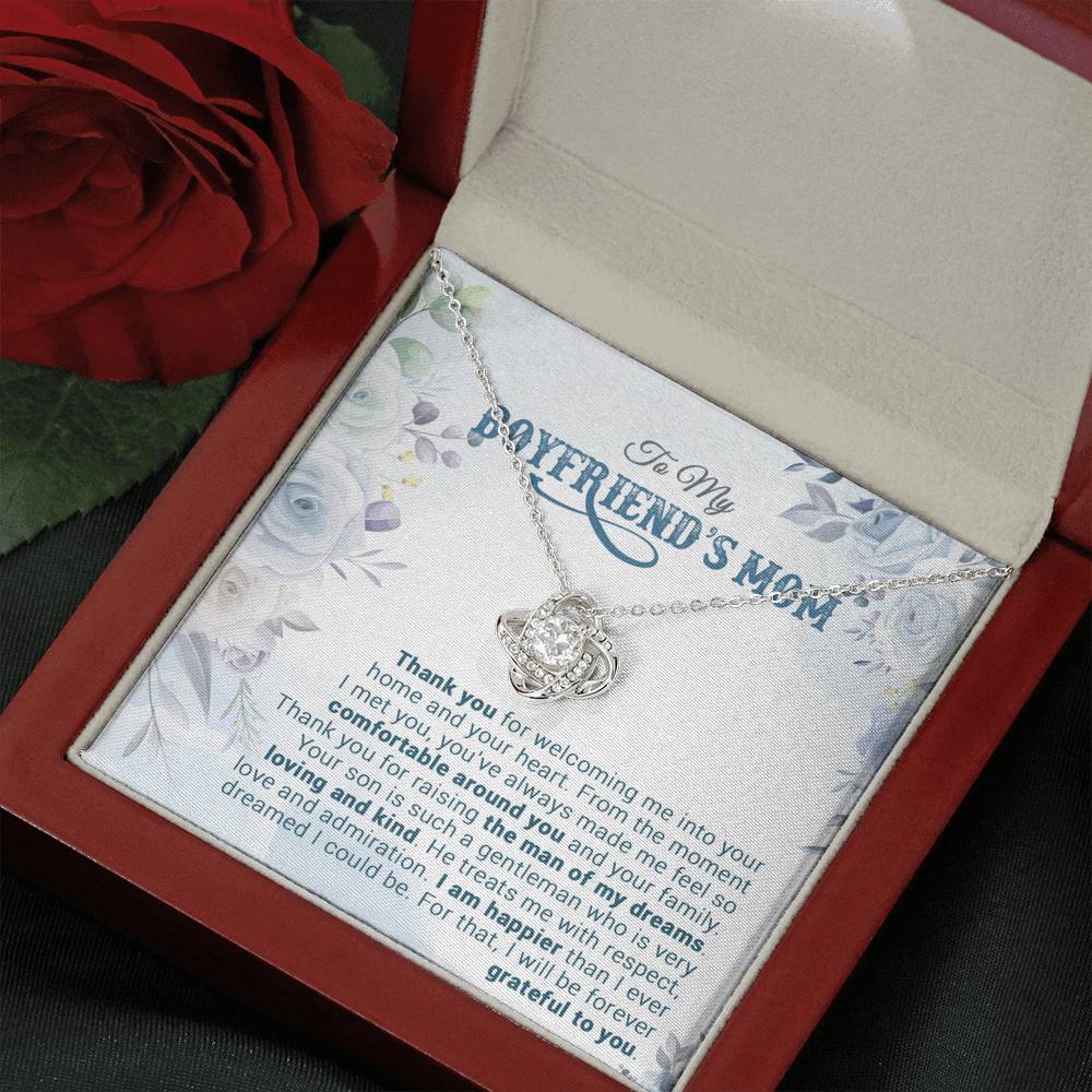 To My Boyfriend's Mom Necklace, For My Boyfriend's Mom, Birthday Gift