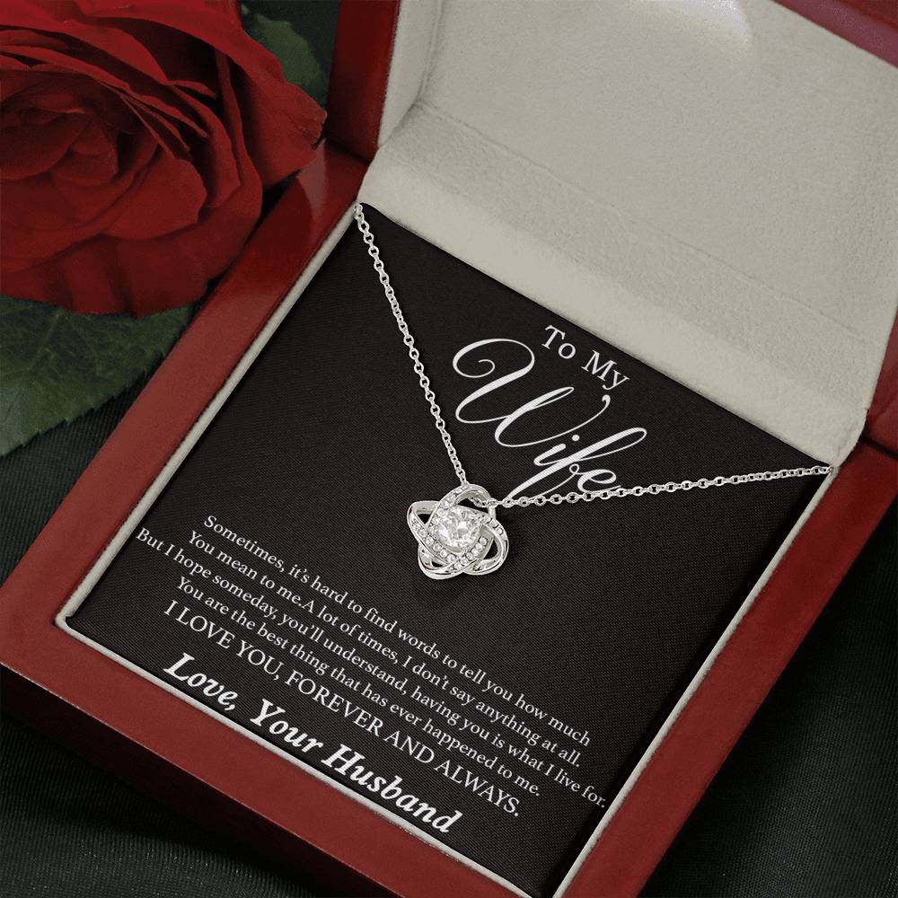 To My Wife Necklace, Gift For Wife, Anniversary Gift For Wife, Necklace For Wife