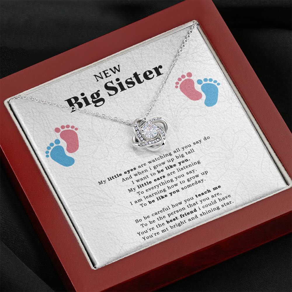 New Big Sister Gift Necklace, Gifts from Baby to Big Sister, Future Big Sister Gift