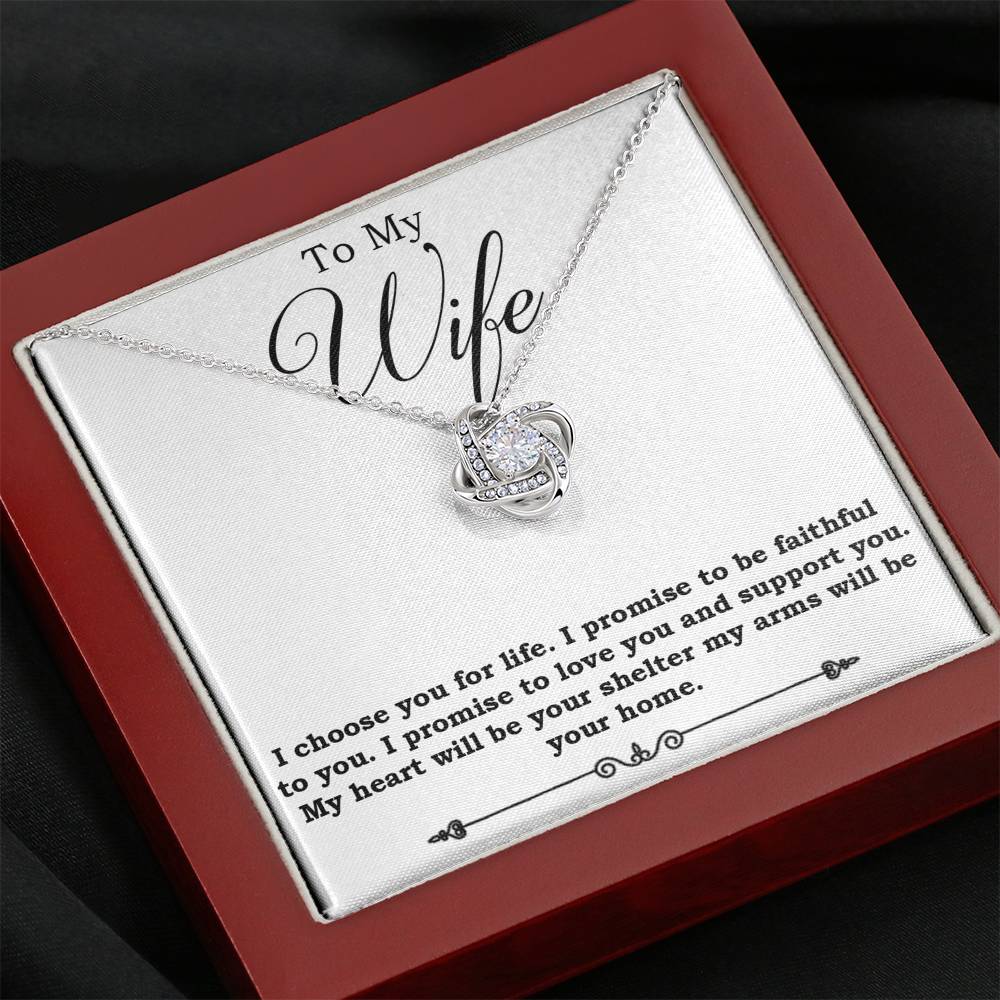 To My Wife Necklace, Birthday Gift for Wife, Gift for Wife, Necklace for Wife, Gift for Wife Birthday