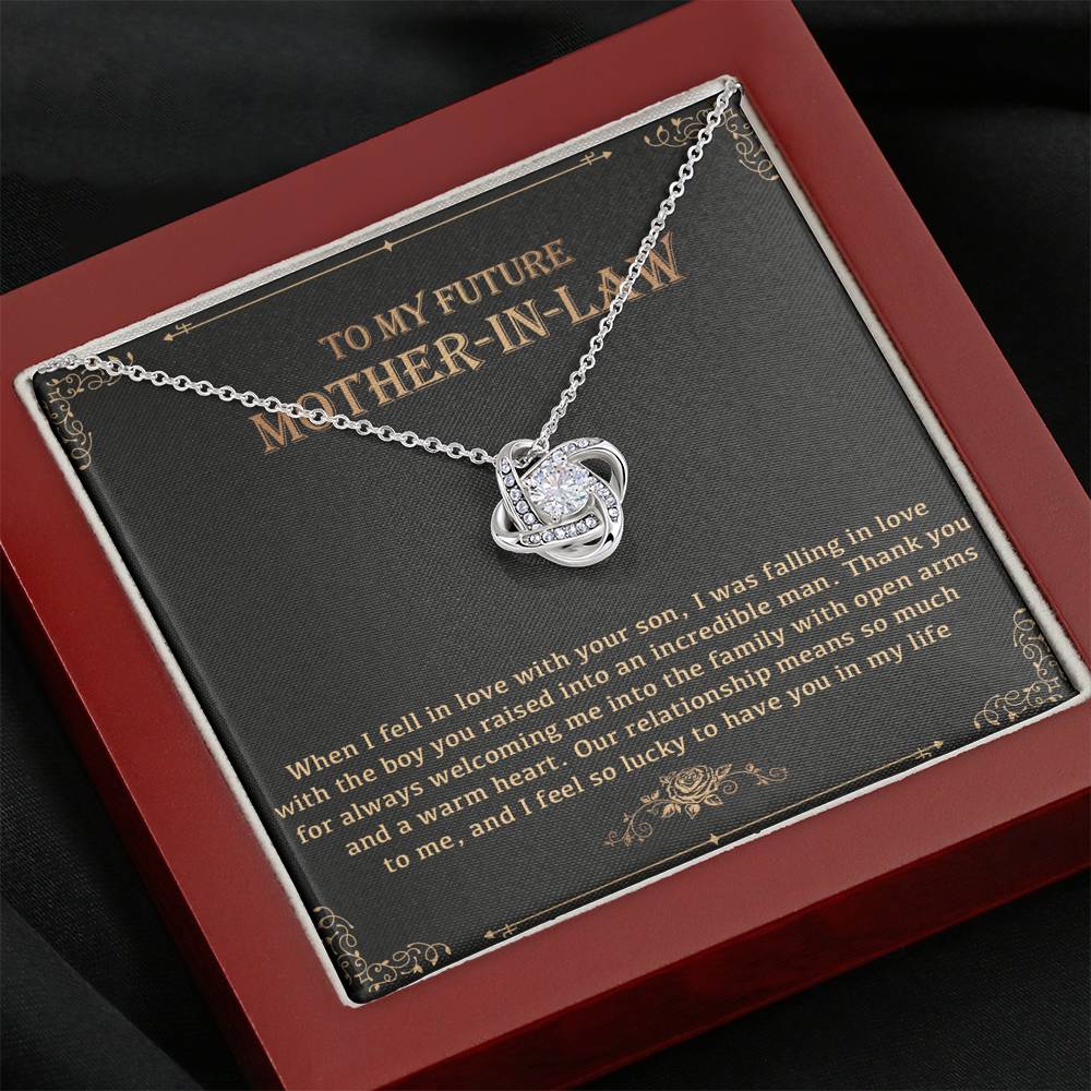 To My Mother-In-Law Necklace, Gift for Mother-in-law, Mother-in-law Necklace