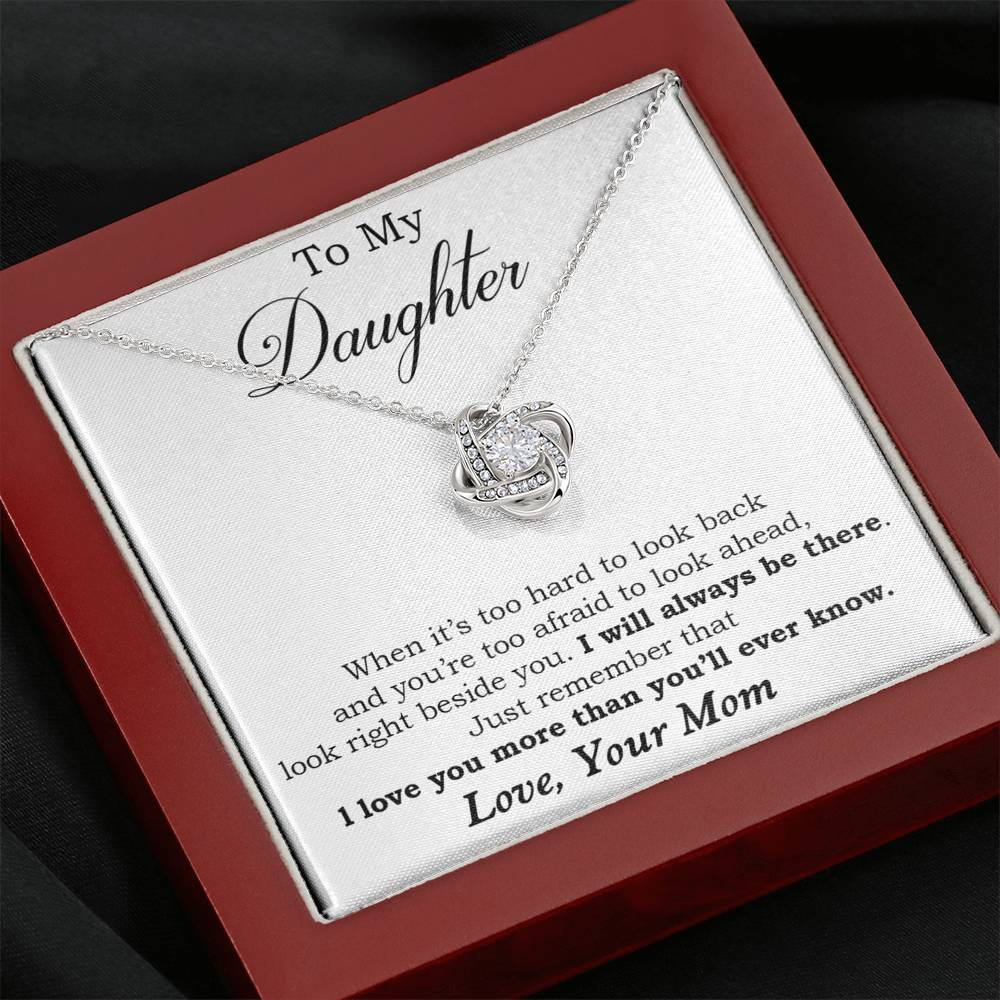 To My Daughter from Mom, Daughter Mother Necklace, Daughter Gift from Mom