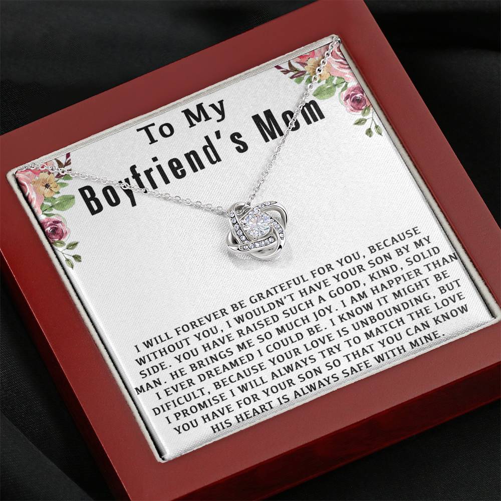 To My Boyfriend's Mom Necklace, For My Boyfriend's Mom, Birthday Gift