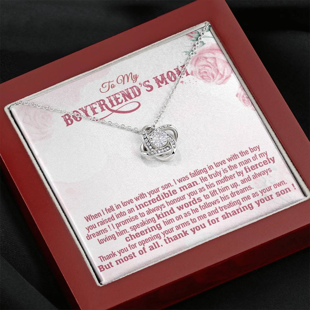 To My Boyfriend's Mom Gift, Boyfriend's Mom Necklace, Boyfriend's Mom Birthday