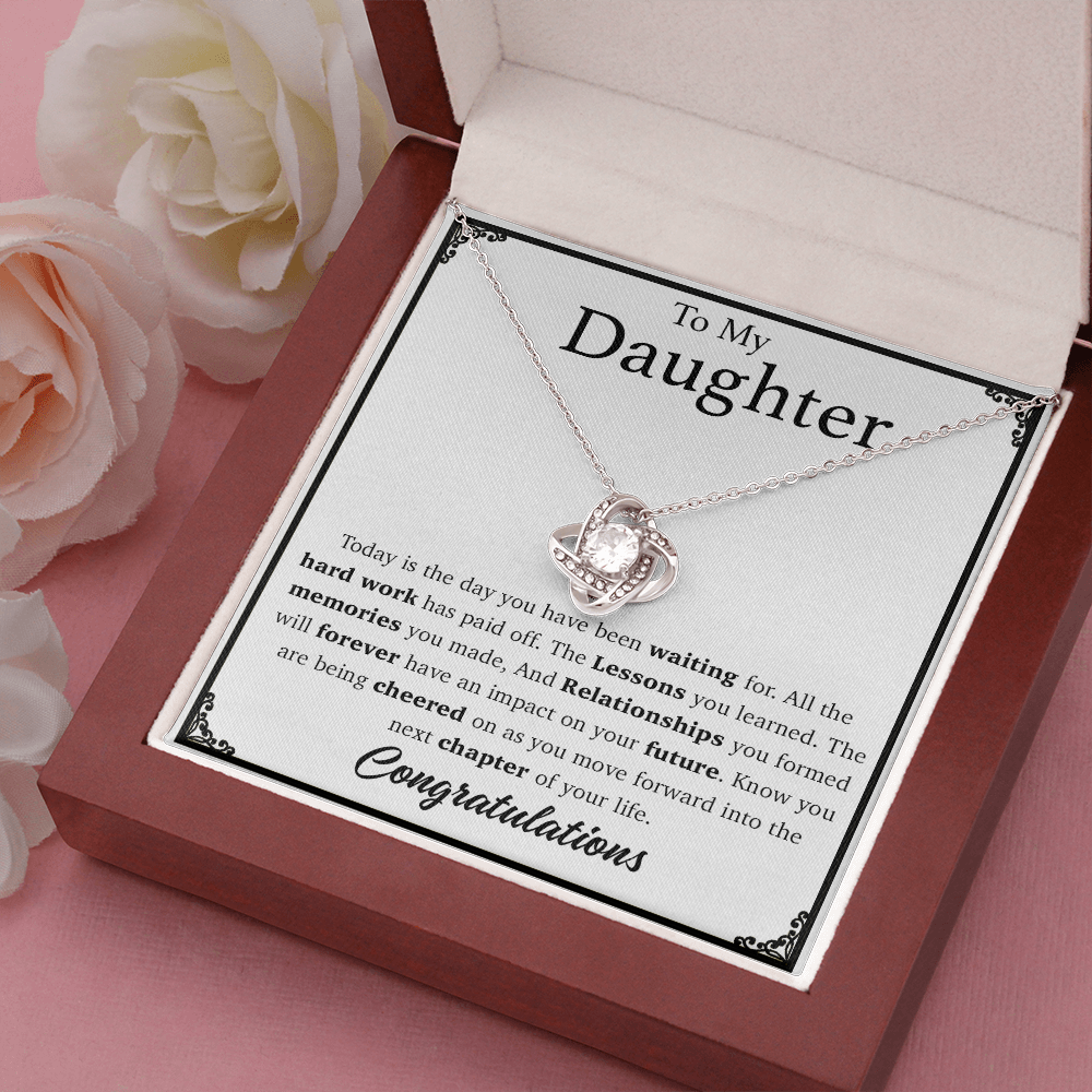 To My Daughter Necklace, Graduation Gift Necklace, Graduation Gift for Her