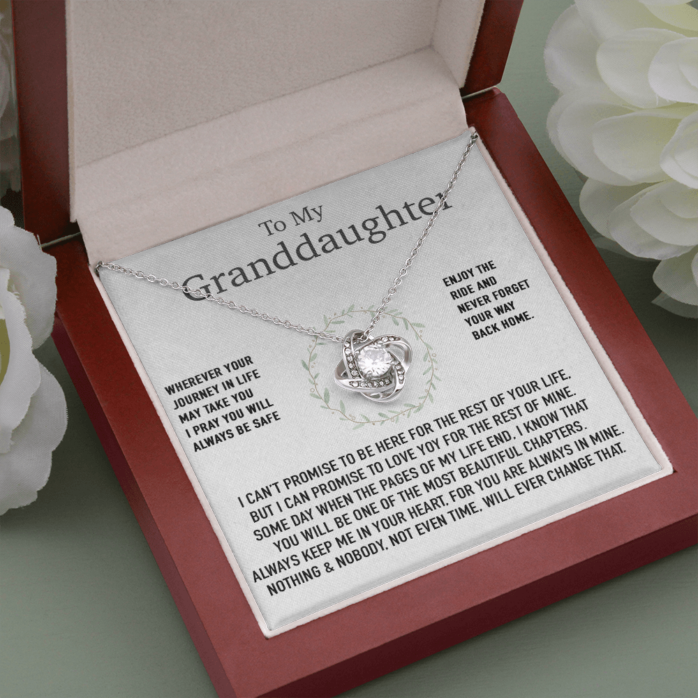To My Granddaughter Necklace, Birthday Gift For Granddaughter, Birthday Gifts