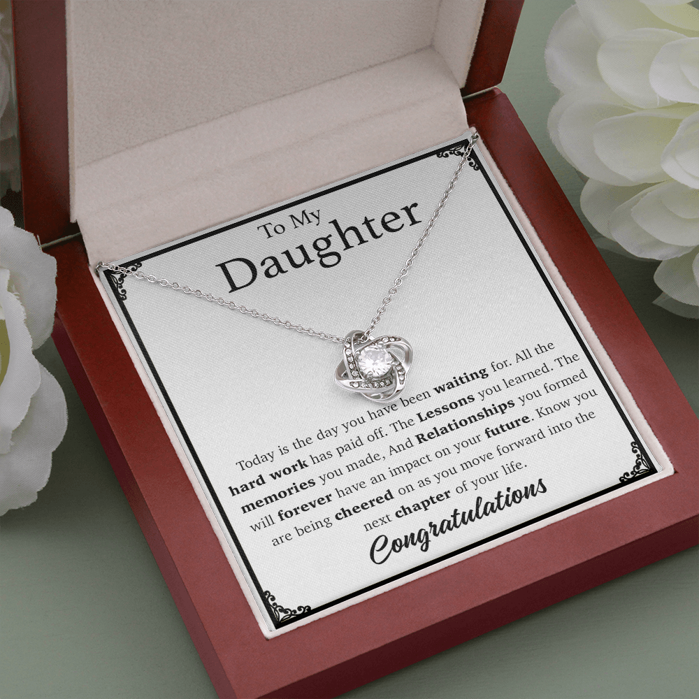 To My Daughter Necklace, Graduation Gift Necklace, Graduation Gift for Her