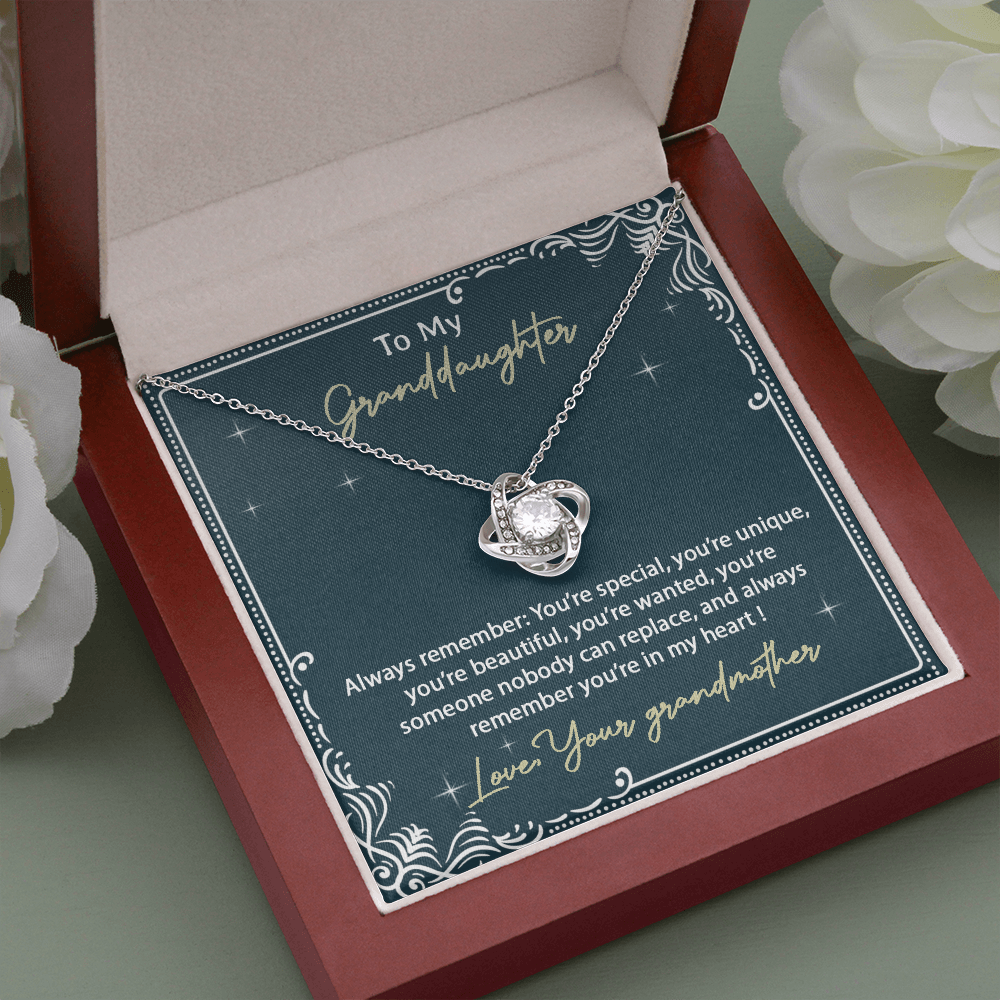 To My Granddaughter Necklace, Birthday Gift For Granddaughter, Birthday Gifts